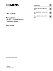 Siemens SIMATIC HMI Manuel Système