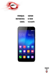 Huawei H60-L04 Guide De L'utilisateur