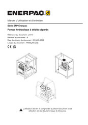 Enerpac SFP414 Manuel D'utilisation Et D'entretien