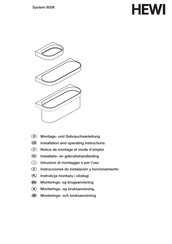 Hewi System 800K 800.03.2009 Serie Notice De Montage Et Mode D'emploi