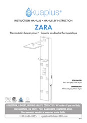 Akuaplus ZARA SPM9662BL Manuel D'instructions