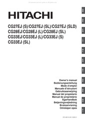 Hitachi CG 27EJ Mode D'emploi