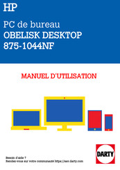 HP OBELISK 875-1044NF Manuel De L'utilisateur