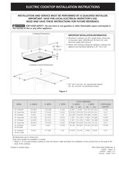 Frigidaire FEC36S7ESB Instructions D'installation