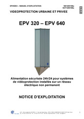 SLAT EPV 640 Notice D'exploitation