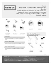 Gerber Parma D606558 Instructions D'installation