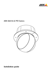 Axis Communications Q63 PTZ Guide D'installation