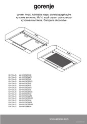 Gorenje G400 WHU629AX/M Instructions De Montage