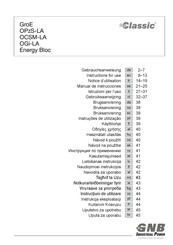 GNB 12V3OPzS150 Notice D'utilisation