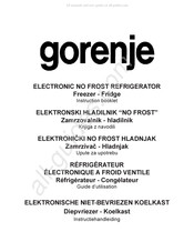 Gorenje NRF7181CX Guide D'utilisation