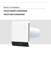 Econoprime VRCEXT160E Notice D'installation