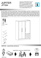 Forte JUPITER JPTS84 Notice De Montage