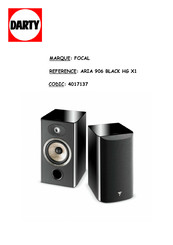 Focal ARIA 906 HG X1 Manuel D'utilisation