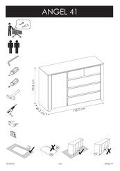 EXPEDO ANGEL 41 Instructions De Montage