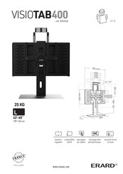 ERARD VISIOTAB400 Instructions De Montage