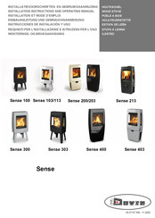 Dovre Sense Série Installation Et Mode D'emploi