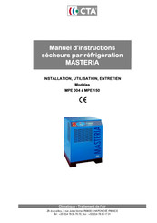 CTA MASTERIA MPE 050 Manuel D'instructions