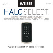 Weiser HALO SELECT Guide D'installation Et De Référence