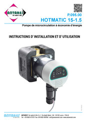 Antares HOTMATIC 15-1.5 Instructions D'installation Et D'utilisation