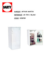 Electrolux ARTHUR MARTIN AR 7291 C Notice D'utilisation