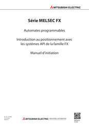 Mitsubishi Electric MELSEC FX Serie Manuel