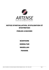 Artense MAGELLAN Notice D'installation, D'utilisation Et D'entretien