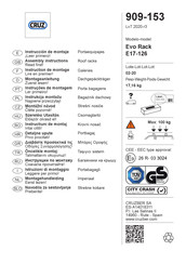 CRUZ Evo Rack E17-126 Instructions De Montage