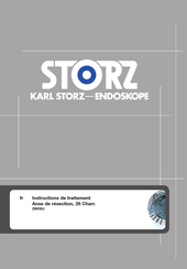 Karl Storz 26050J Manuel D'instructions