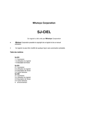 Mitutoyo SJ-CIEL Manuel D'instructions