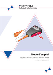 STODIA MAN HVA-HD400 Mode D'emploi