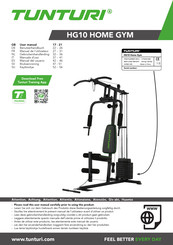 Tunturi HG10 Home Gym Manuel De L'utilisateur