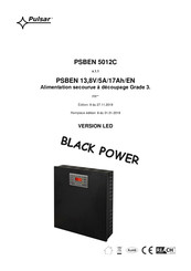 Pulsar BLACK POWER PSBEN 5012C Mode D'emploi