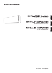 Fujitsu ASU15RLS2 Manuel D'installation