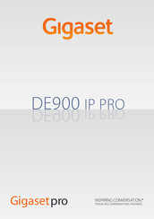 Gigaset DE900 IP PRO Mode D'emploi