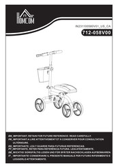 HOMCOM 712-058V00 Mode D'emploi