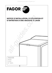 Fagor FFT-76 Notice D'installation, D'utilisation Et D'entretien