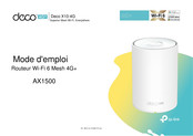 TP-Link Deco X10-4G Mode D'emploi