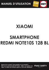 Xiaomi REDMI NOTE10S Manuel De L'utilisateur