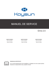 Kaysun AKAY-D 52 DR11 Manuel De Service