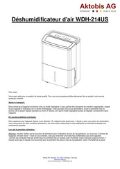 Aktobis AG WDH-214US Mode D'emploi