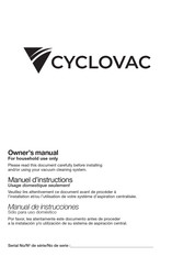 CycloVac Nitro Manuel D'instructions