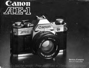 Canon AE-1 Notice D'emploi