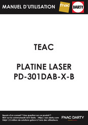 Teac PD-301 Mode D'emploi