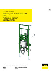 Viega Eco Plus 8164.21 Notice D'utilisation