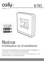 osily E-TCI Notice D'utilisation Et D'installation