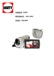 Sony Handycam DCR-SX31 Guide Pratique