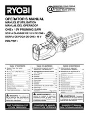 Ryobi ONE+ PCLCW01 Manuel D'utilisation