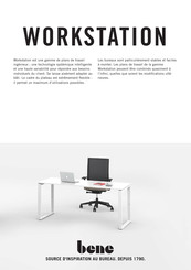 BENE WORKSTATION Serie Mode D'emploi