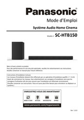 Panasonic SC-HTB150 Mode D'emploi