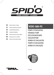 DIPRA SPID'O VCDC-500-P2 Mode D'emploi D'origine